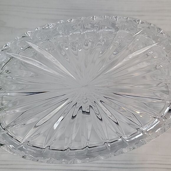 Bohemian crystal Royal Limited oval trinket box 6.5" X 4.5" - Picture 5 of 8